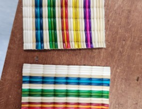 예쁜 컵 받침 완성!